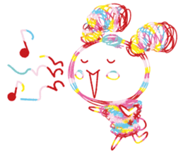 Colourful & Happy Rabbit sticker #3865870