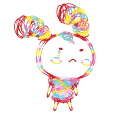 Colourful & Happy Rabbit sticker #3865879