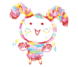Colourful & Happy Rabbit sticker #3865883