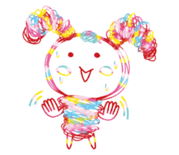 Colourful & Happy Rabbit sticker #3865883