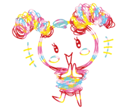 Colourful & Happy Rabbit sticker #3865885