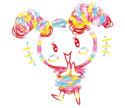 Colourful & Happy Rabbit sticker #3865885