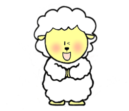 sheep is cute sticker #3866013