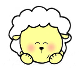 sheep is cute sticker #3866016
