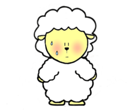 sheep is cute sticker #3866026