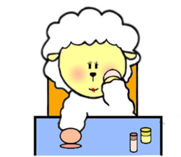 sheep is cute sticker #3866034