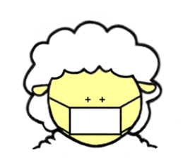 sheep is cute sticker #3866035
