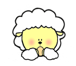 sheep is cute sticker #3866043