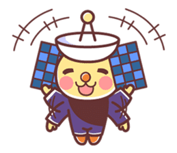 Itemaru,a mascot for Kimotsuki Town sticker #3866236
