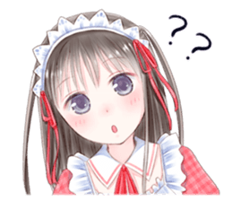 Cute Girls in French Maid sticker #3866298