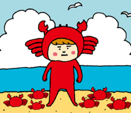 Crab! sticker #3866861