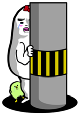 Sticker of an interesting nice character sticker #3867366