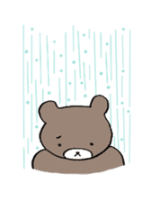 A bear goes to space sticker #3867536