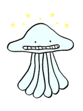 A bear goes to space sticker #3867553