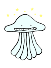 A bear goes to space sticker #3867553