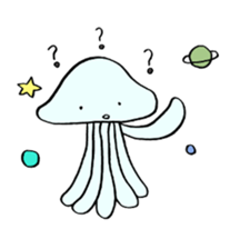 A bear goes to space sticker #3867556