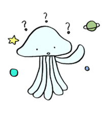 A bear goes to space sticker #3867556