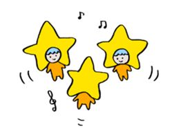 A bear goes to space sticker #3867557