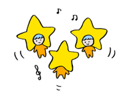 A bear goes to space sticker #3867557