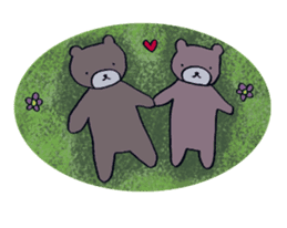 A bear goes to space sticker #3867565