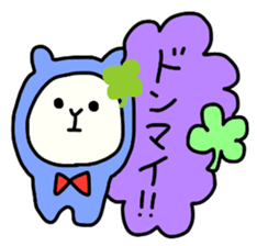 Happy clover Alpaca and chick sticker #3867962