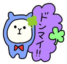 Happy clover Alpaca and chick sticker #3867962