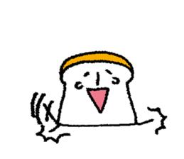 Murmur of bread sticker #3868158