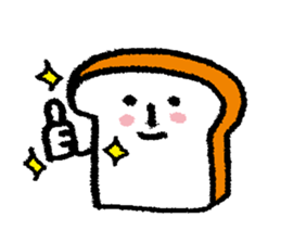 Murmur of bread sticker #3868162
