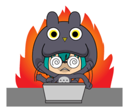 Hook and Katza (V.eng) sticker #3868232