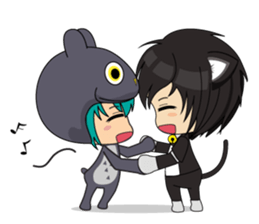 Hook and Katza (V.eng) sticker #3868235