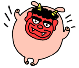 Event in the spring and summer.butatama sticker #3868327