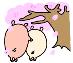 Event in the spring and summer.butatama sticker #3868337