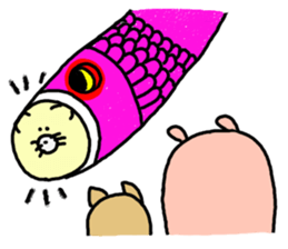 Event in the spring and summer.butatama sticker #3868340