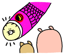 Event in the spring and summer.butatama sticker #3868340