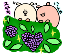 Event in the spring and summer.butatama sticker #3868343