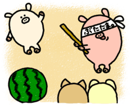 Event in the spring and summer.butatama sticker #3868352