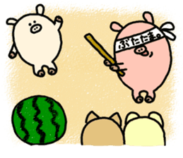 Event in the spring and summer.butatama sticker #3868352