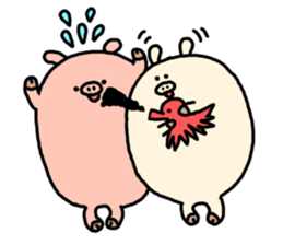 Event in the spring and summer.butatama sticker #3868358