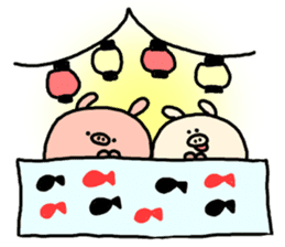 Event in the spring and summer.butatama sticker #3868363