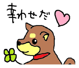 shiba chan dog sticker #3868420