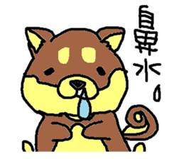 shiba chan dog sticker #3868438