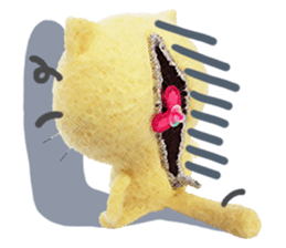 MitchiriNeko Felt-Craft Sticker sticker #3868585