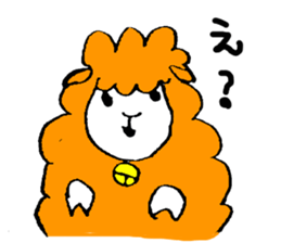 A lazy sheep sticker #3868686