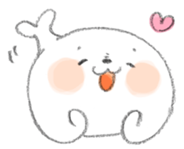 Kawaii azarashi dayo sticker #3868689