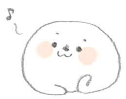 Kawaii azarashi dayo sticker #3868695