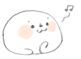 Kawaii azarashi dayo sticker #3868696