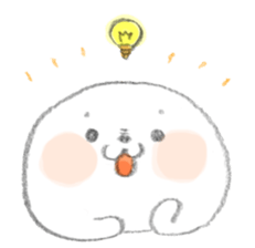 Kawaii azarashi dayo sticker #3868697