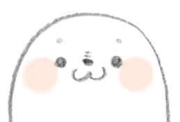 Kawaii azarashi dayo sticker #3868699