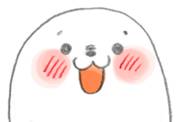 Kawaii azarashi dayo sticker #3868700