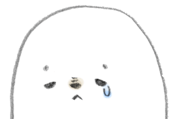 Kawaii azarashi dayo sticker #3868701